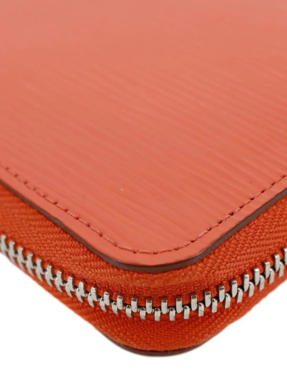 Louis Vuitton Zippy Epi Leather Wallet Orange